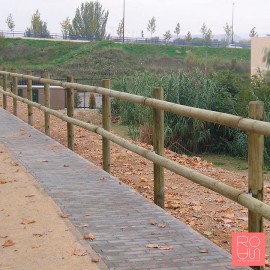 Tanca de fusta model Puigmal